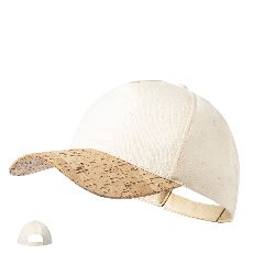 Boné em algodão orgânico com pala em cortiça Vachir