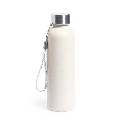 Garrafa em PE às riscas 600 ml com tampa inox Wistel – foto 3