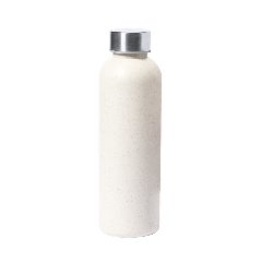 Garrafa em PE às riscas 600 ml com tampa inox Wistel – foto 4
