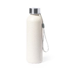 Garrafa em PE às riscas 600 ml com tampa inox Wistel – foto 5