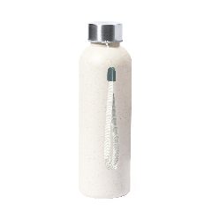 Garrafa em PE às riscas 600 ml com tampa inox Wistel – foto 6