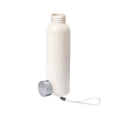 Garrafa em PE às riscas 600 ml com tampa inox Wistel – foto 7
