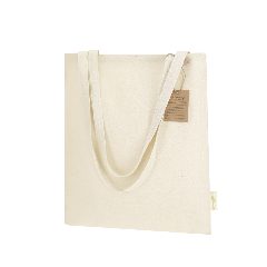 Saco em algodão orgânico 140 g/m² com etiqueta Rumel – foto 4