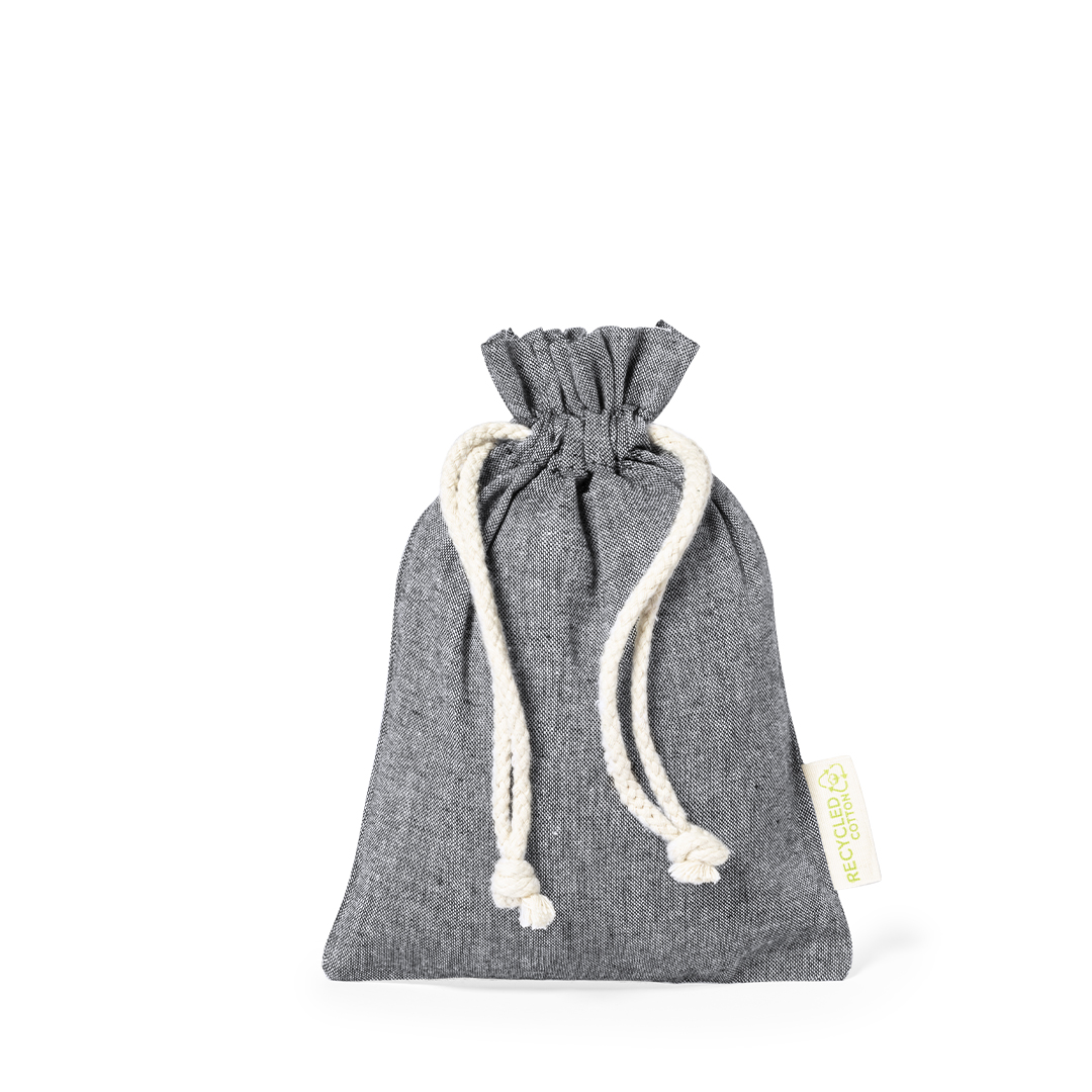 Saco em algodão reciclado 120 g/m² com cordão Karzak