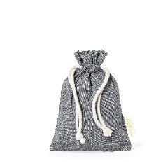 Saco em algodão reciclado 120 g/m² com cordão Karzak