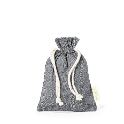 Saco em algodão reciclado 120 g/m² com cordão Karzak