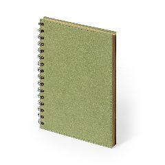 Caderno A5 de argolas em cartão reciclado Idina – foto 2