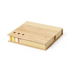 Porta-notas adesivas com capa em bambu Kokil – foto 4
