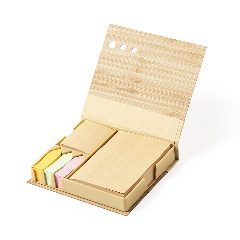 Porta-notas adesivas com capa em bambu Kokil – foto 5