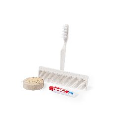Kit de higiene em palha de trigo com sabonete Essential Kit – foto 2