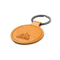 Porta-chaves em couro reciclado castanho Dontex – foto 3