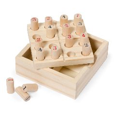 Jogo de sudoku em madeira com 16 peças Crested – foto 3