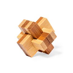 Quebra-cabeças de 6 peças em bambu Cusack – foto 2