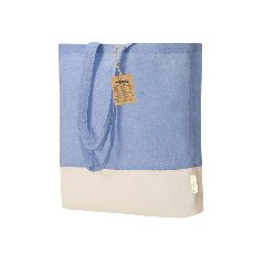 Saco em algodão reciclado 120 g/m² com fole Kauna – foto 2