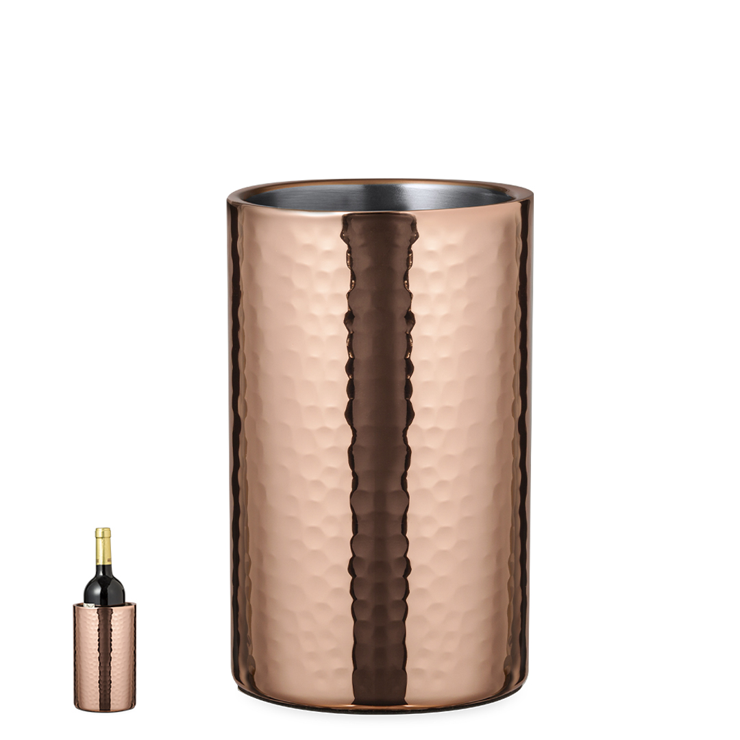 Balde para bebidas 1 l em aço inox acabamento cobre Gibli