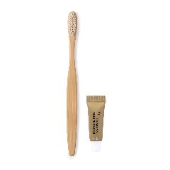 Conjunto dental com escova de bambu e pasta Blarix – foto 6