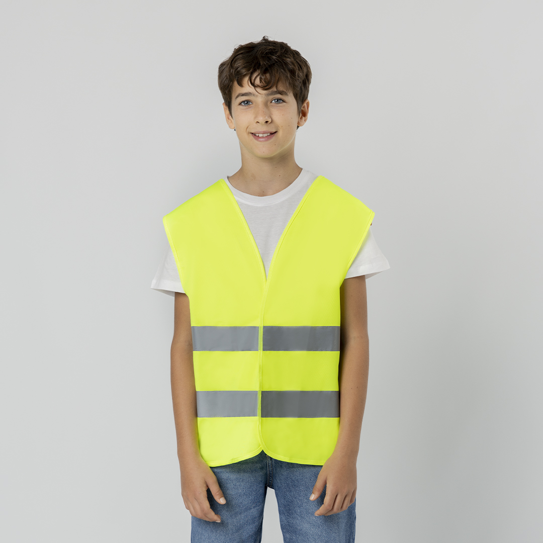 Colete refletor infantil em RPET EN 17353 Kastor