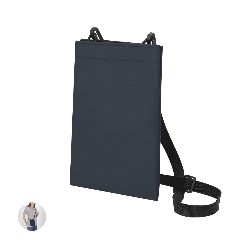 Bolsa porta-objetos em PU com fole extensível Crustyn