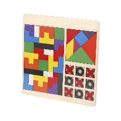 Conjunto de 3 puzzles em madeira para criança Meloxar – foto 3