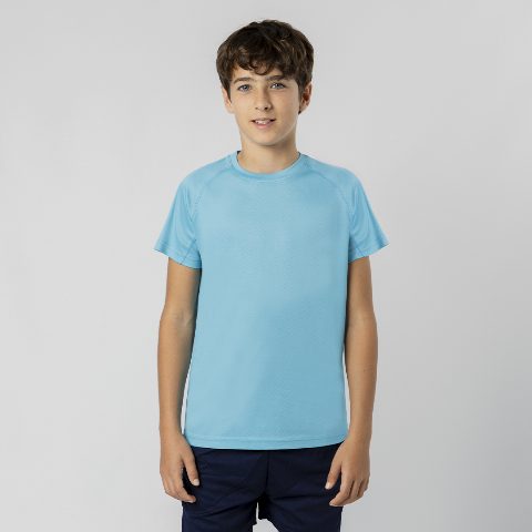 T-shirt técnica de criança em poliéster waffle Cocker
