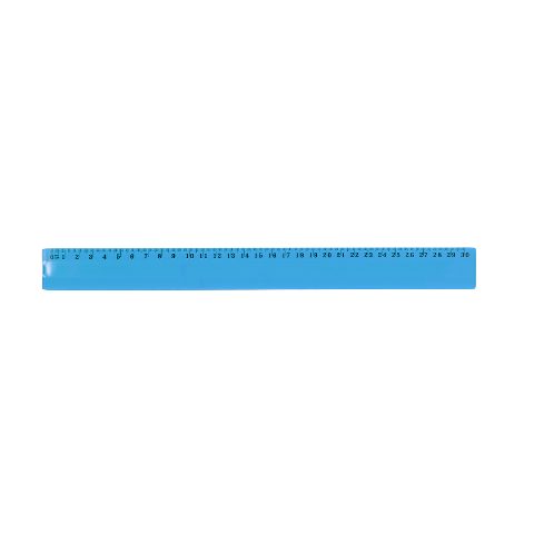 Régua flexível transparente de 30 cm Flexor