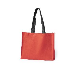 Saco em non-woven 100 g/m² com fole e asas pretas Tucson – foto 4
