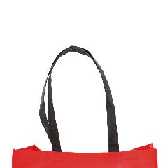 Saco em non-woven 100 g/m² com fole e asas pretas Tucson – foto 5