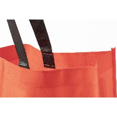 Saco em non-woven 100 g/m² com fole e asas pretas Tucson – foto 6