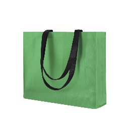 Saco em non-woven 100 g/m² com fole e asas pretas Tucson