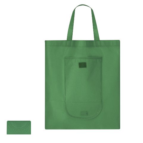 Saco dobrável em non-woven 80 g/m² com velcro Konsum