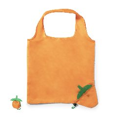 Saco dobrável em poliéster com desenhos de fruta Corni