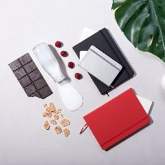 Bloco de notas em PU com capa dura Kine – foto 2