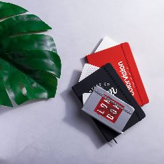 Bloco de notas em PU com capa dura Kine – foto 4