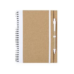 Caderno de argolas bicolor em cartão reciclado Tunel – foto 2