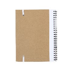 Caderno de argolas bicolor em cartão reciclado Tunel – foto 3