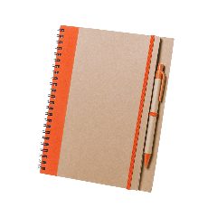 Caderno de argolas bicolor em cartão reciclado Tunel – foto 7