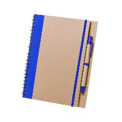 Caderno de argolas bicolor em cartão reciclado Tunel – foto 5