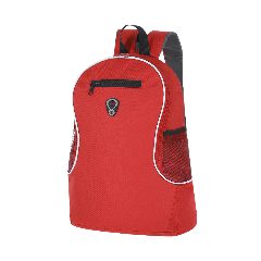Mochila em poliéster 600D com saída para auriculares Humus