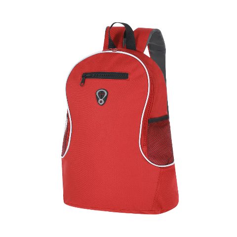 Mochila em poliéster 600D com saída para auriculares Humus