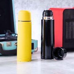 Termo em aço inox 500 ml com tampa caneca Hosban – foto 6