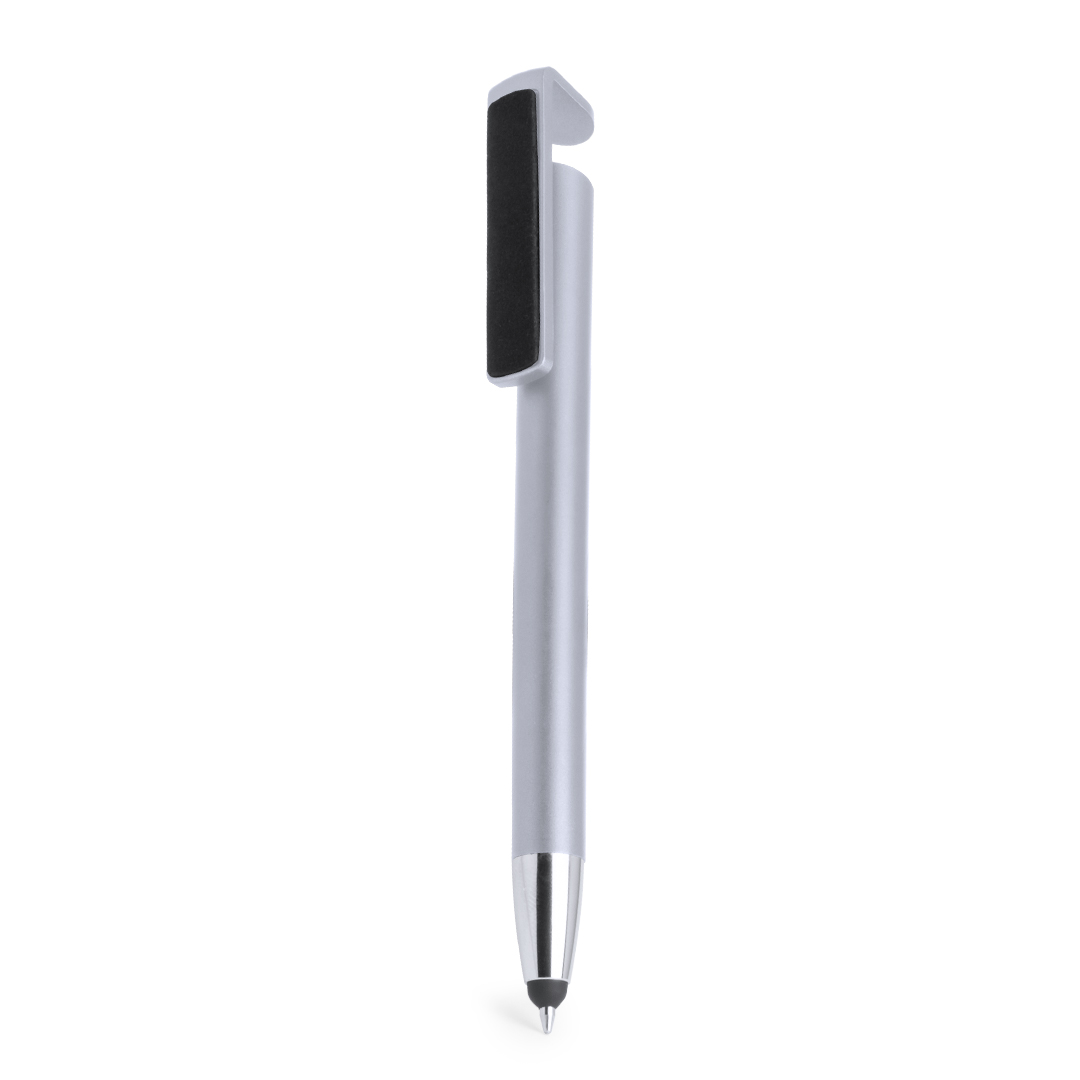 Esferográfica touch com clip suporte de telemóvel Finex