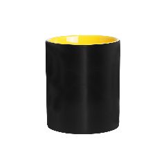 Caneca de cerâmica preta 350 ml para gravação a laser Bafy – foto 5