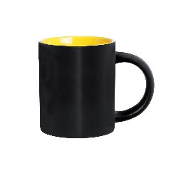 Caneca de cerâmica preta 350 ml para gravação a laser Bafy – foto 6