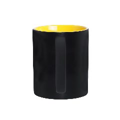 Caneca de cerâmica preta 350 ml para gravação a laser Bafy – foto 7