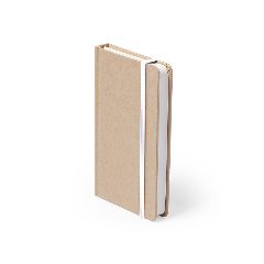 Bloco de notas em cartão reciclado com elástico Bosco – foto 5