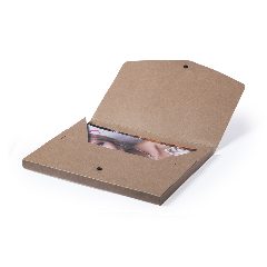 Pasta porta-documentos em cartão reciclado com aba Damany – foto 2