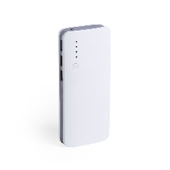 Power bank 10.000 mAh branca com saída USB tripla Kaprin – foto 5