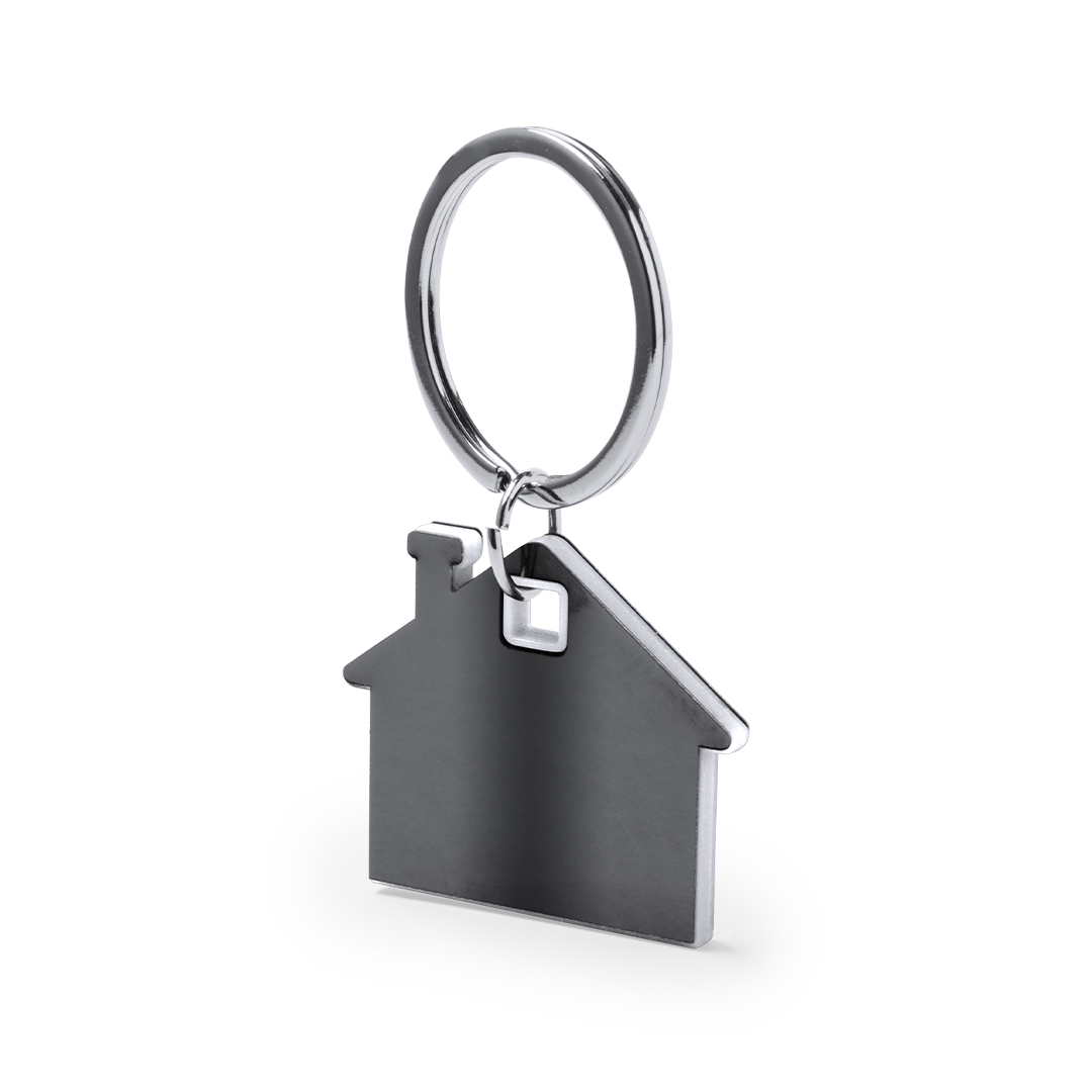 Porta-chaves casa em aço inox Zosin