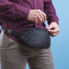 Bolsa de cintura em poliéster 600D Zunder – foto 3