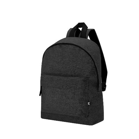 Mochila em RPET 600D com bolso frontal Caldy